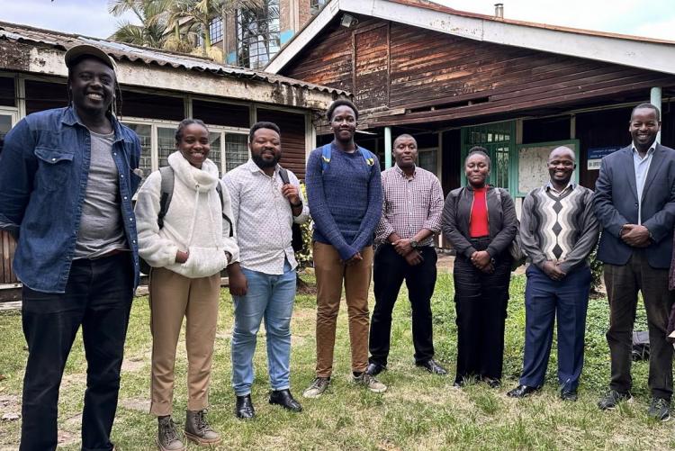 On the visit of media specialists Dickson Migiro and Emmanuel Jambo to the Department of Public and Global Health