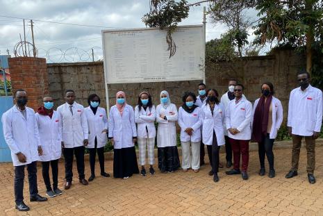 Level V Students at Gikambura Health Center