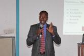 Prof. Wamai giving his presentation